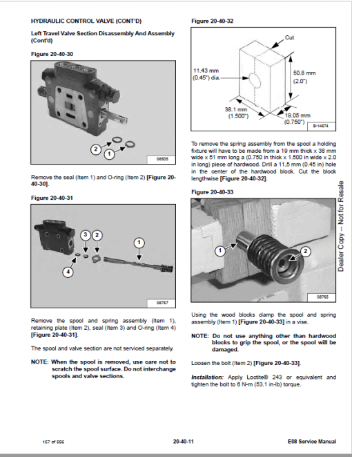 Bobcat E08 Excavator Repair Service Manual - Image 4