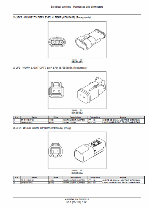 New Holland W270D, W300D Tier 2 Wheel Loader Service Manual - Image 4