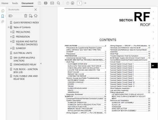 Nissan Murano Z50 2005 -2008 Repair Manual - Image 5