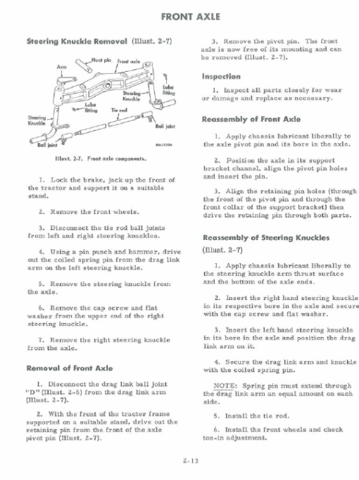 Cub Cadet 72, 104, 105, 124 and 125 Tractor Manual - Image 4