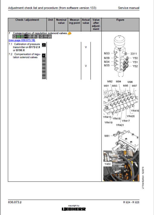 Liebherr R918, R920, R922, R924, R926, R936, R946, R950, R926 Compact Excavator Manual - Image 4