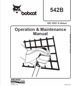 Repair Manual, Service Manual, Workshop Manual