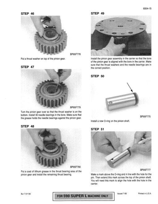 Case L Series Loader Backhoe Service Manual - Image 4