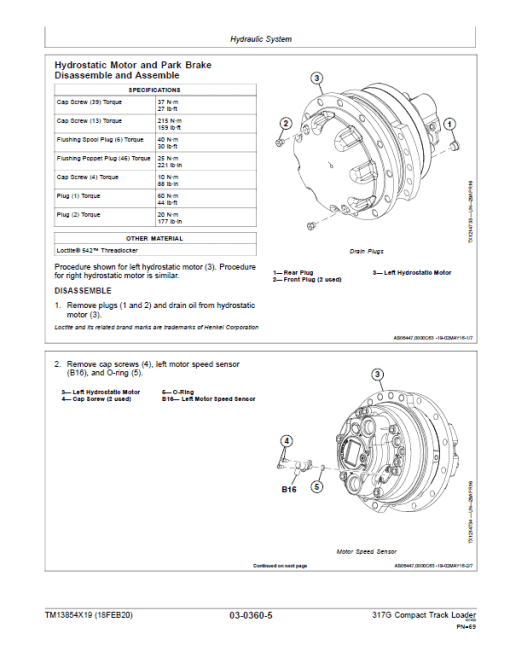 John Deere 317G Compact Track Loader Technical Manual (S.N after J288093 - ) - Image 4