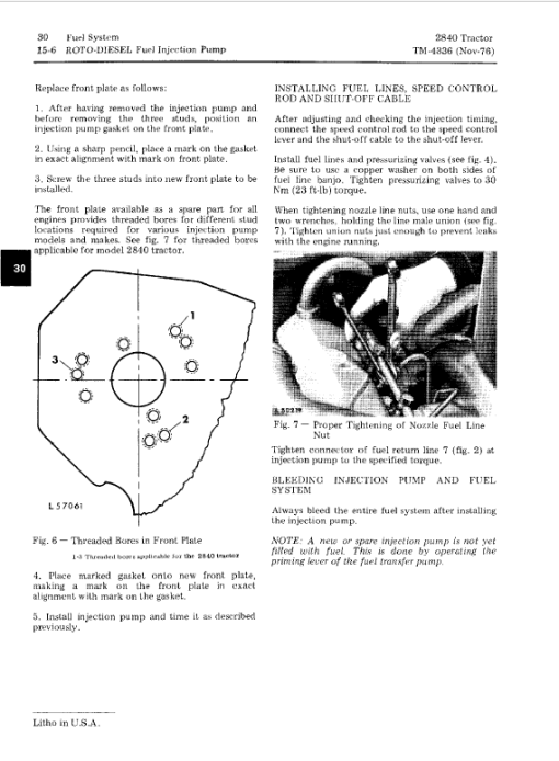 John Deere 2840 Tractor Repair Technical Manual - Image 4