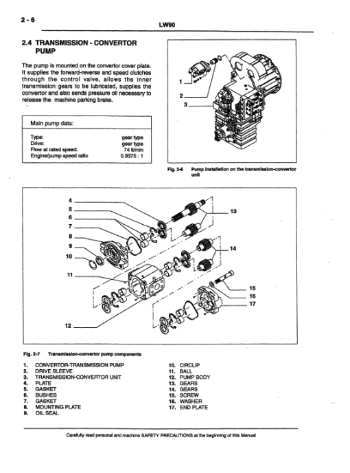 New Holland LW90 Wheel Loader Service Manual - Image 4