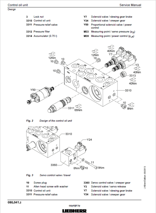 Liebherr LH26EC Hydraulic Excavator Service Manual - Image 4