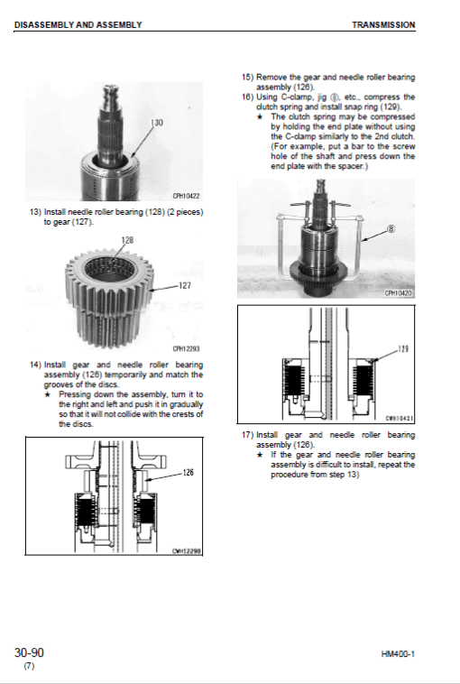 Komatsu HM400-1 Dump Truck Service Manual - Image 4