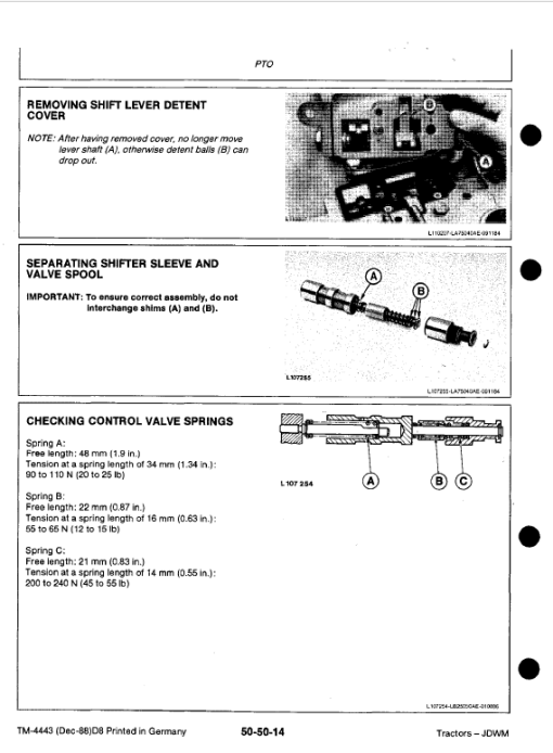 John Deere 3050, 3350, 3650 Tractors Repair Technical Manual - Image 4