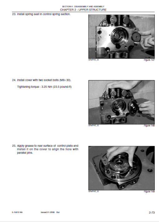 Kobelco 50SR ACERA Tier 4 Excavator Service Manual - Image 4