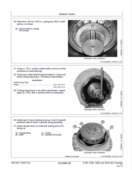 John Deere 319D, 323D SkidSteer Loader Technical Manual (EH Controls) - Image 4