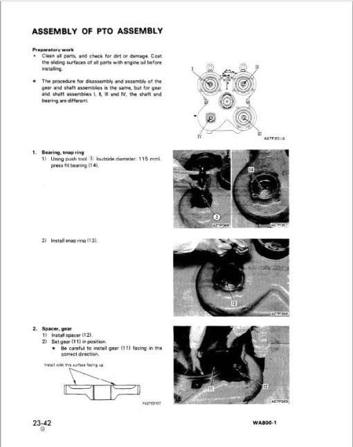 Komatsu WA800-1, WA800-2 Wheel Loader Service Manual - Image 4