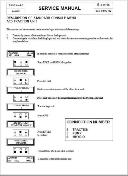 BT CBE 2.5, CBE 3.0, CBE 3.0L, CBE 3.5 E Range Forklift Service Manual - Image 4