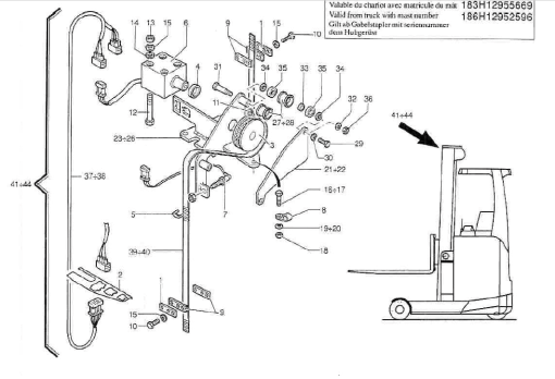 OM PIMESPO Thesi Series 4519 Reach Trucks Workshop Repair Manual - Image 3