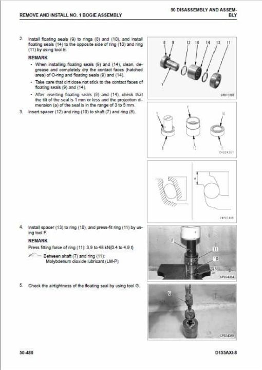 Komatsu D155AXi-8 Dozer Service Manual - Image 4