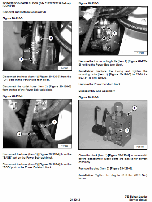 Bobcat 763 G-Series Skid-Steer Loader Service Manual - Image 2