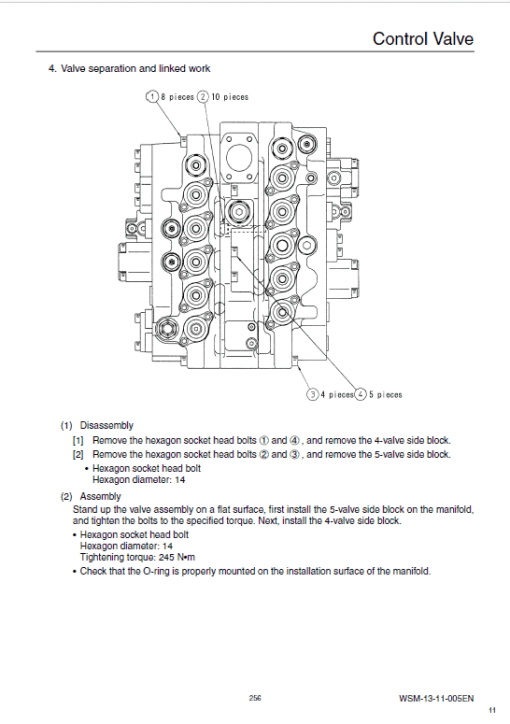 Sumitomo SH700LHD-5 Hydraulic Excavator Repair Service Manual - Image 2