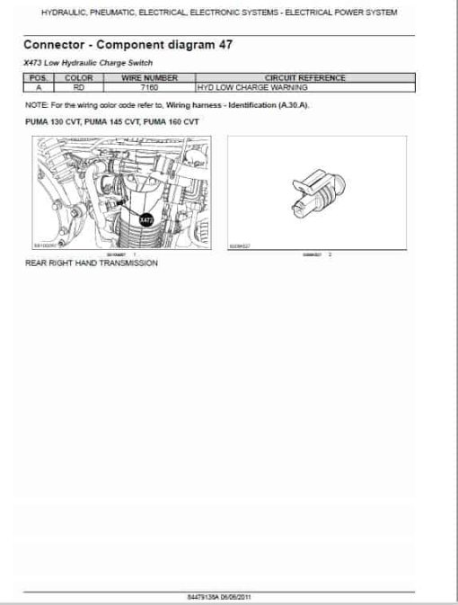 Case Puma 130, 145, 160 CVT Tractor Service Manual - Image 4