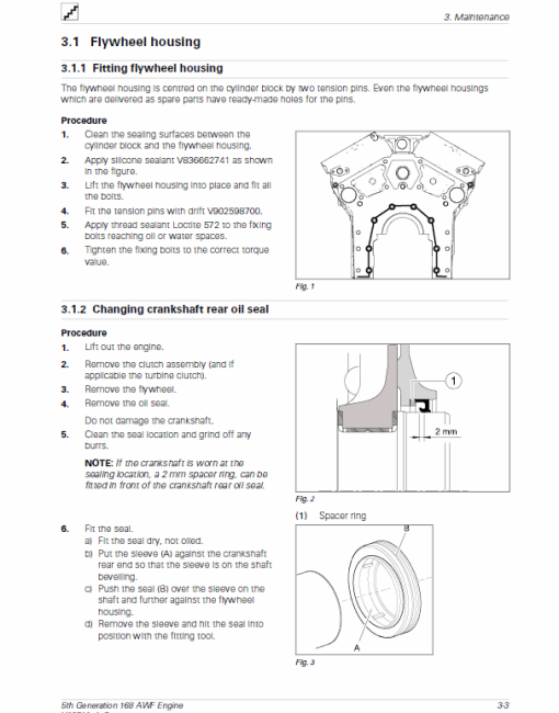 AGCO 5th Generation 168 AWF Engine Manual - Image 4