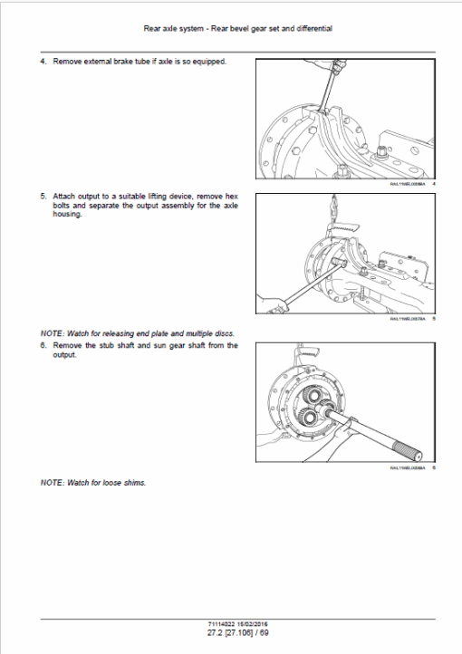 Case 721E Wheel Loader Service Manual - Image 4