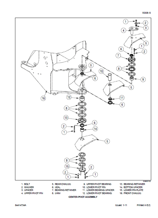 New Holland W230C Wheel Loader Service Manual - Image 4