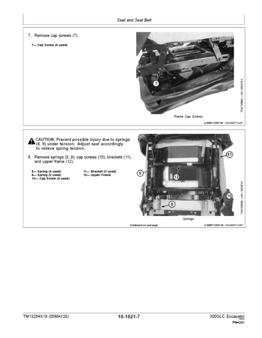 John Deere 300GLC Excavator Repair Technical Manual (S.N after F710002 - ) - Image 4