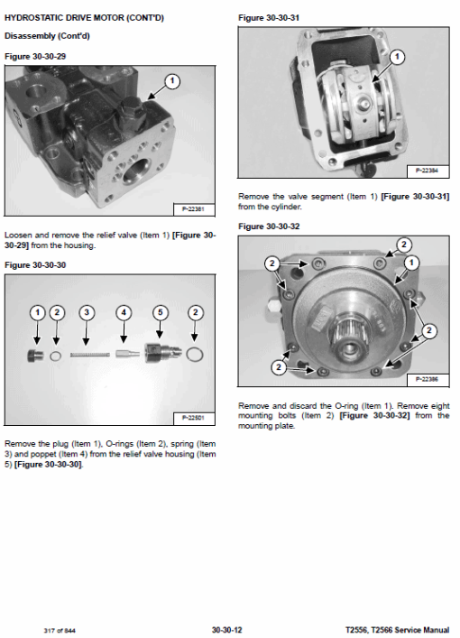 Bobcat T2556 and T2566 Telescopic Handler Service Manual - Image 4