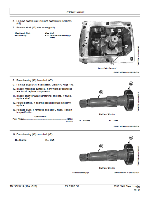 John Deere 326E SkidSteer Loader Technical Manual (EH Controls - SN after G254998) - Image 4