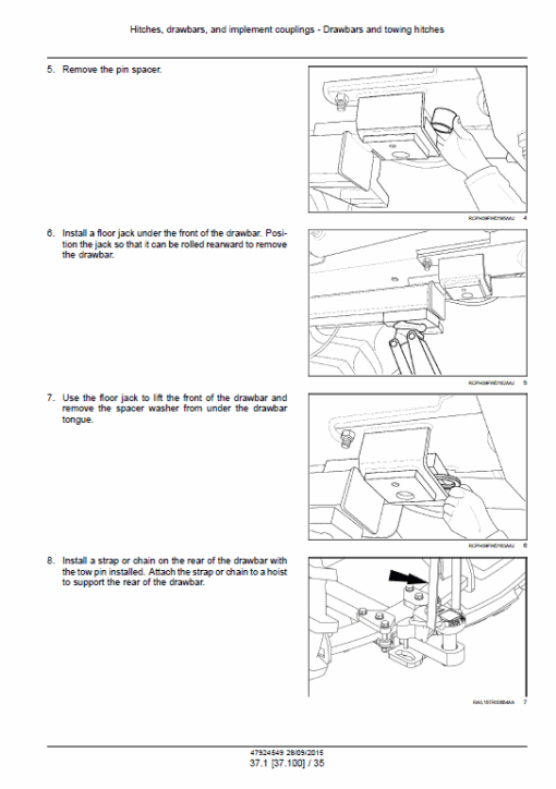 New Holland T9.600, T9.645, T9.700 Tractor Service Manual - Image 4