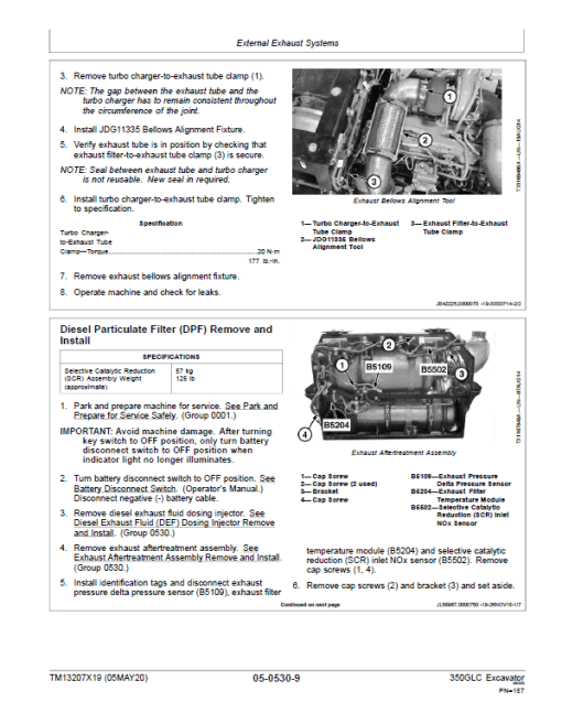 John Deere 350GLC Excavator Repair Technical Manual (S.N after F809192 - ) - Image 4