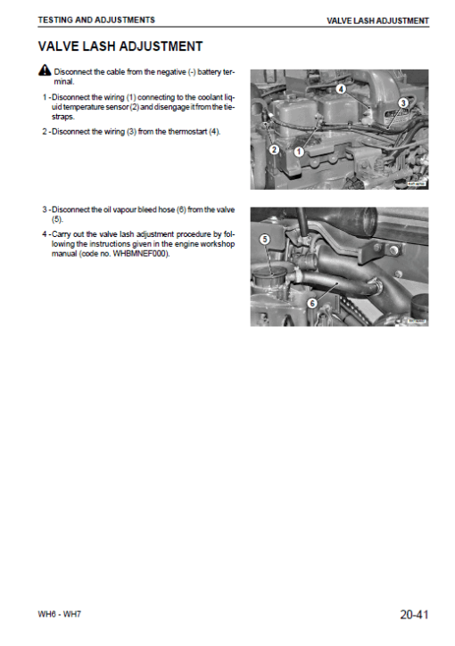 Komatsu WH609-1, WH613-1 Telescopic Handler Service Manual - Image 4