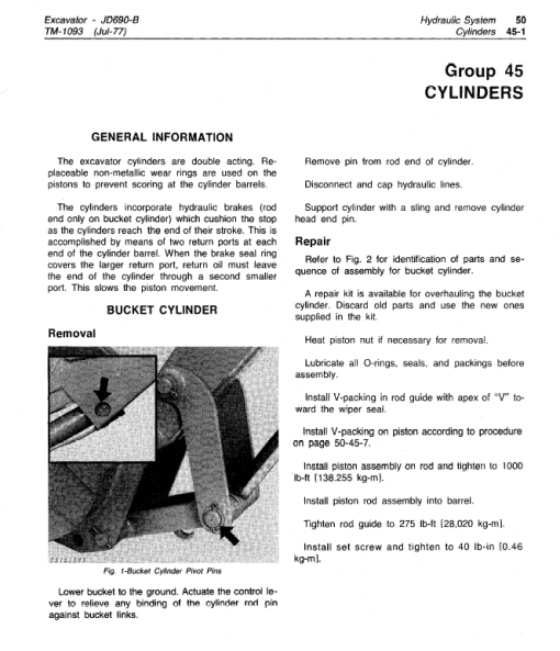 John Deere 690B Excavator Repair Technical Manual (TM1093) - Image 5