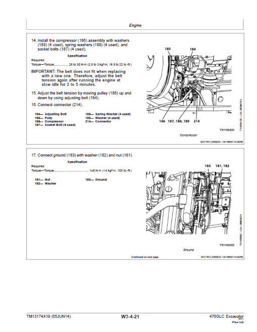 John Deere 470GLC Excavator Repair Technical Manual (S.N after C047001 - ) - Image 4