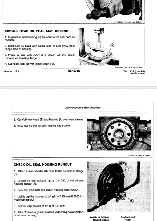 John Deere 690C, 693C Excavator Repair Technical Manual - Image 5