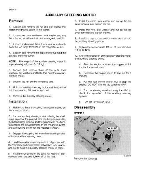 Case W36 Loader Service Manual - Image 4