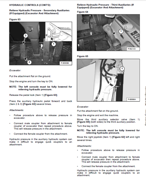 Bobcat E55W Excavator Repair Service Manual - Image 4