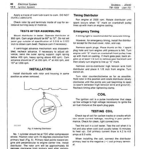 John Deere 440, 440A, 440B Skidder Technical Manual (TM1009) - Image 4