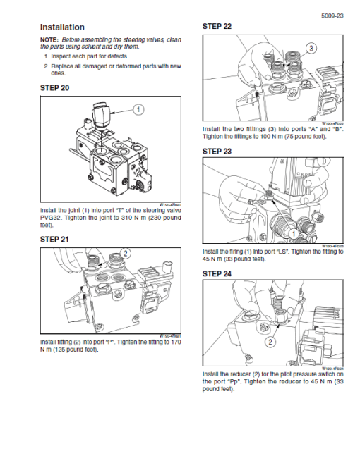 New Holland W190C Tier 2 Wheel Loader Service Manual - Image 4