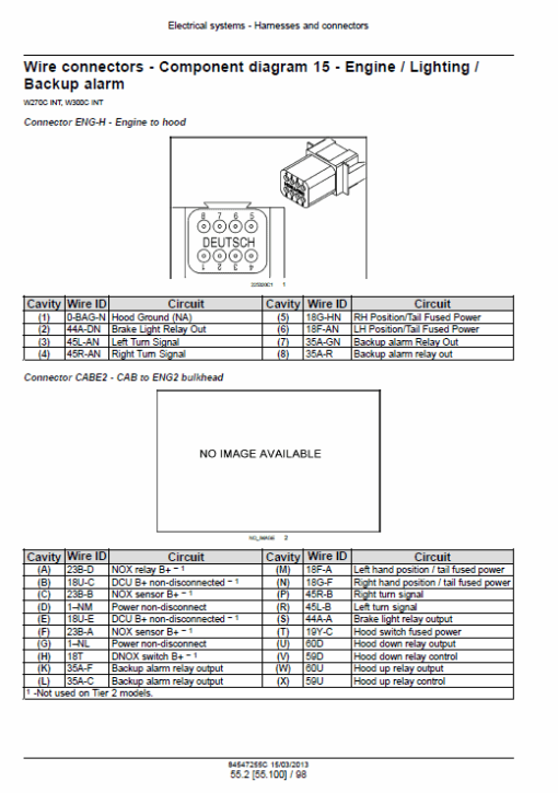 New Holland W270C, W300C Tier 4 Wheel Loader Service Manual - Image 4