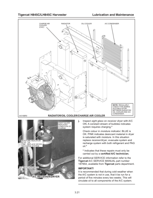 Tigercat H845C, LH845C Harvester Repair Service Manual - Image 5