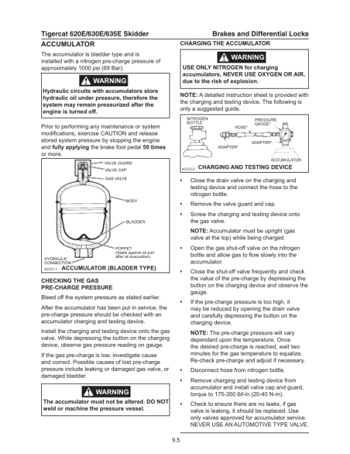 Tigercat 620E, 625E, 630E, 635E Skidder Repair Service Manual - Image 6