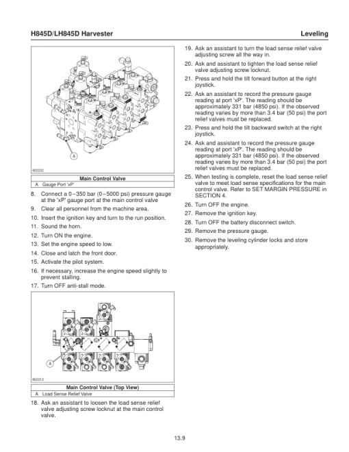 Tigercat H845D, LH845D Harvester Repair Service Manual (84532501 -  84583000) - Image 4