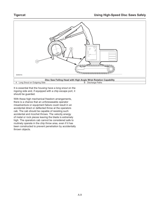 Tigercat 724E Feller Buncher Repair Service Manual (SN 7241001 - 7243100) - Image 4