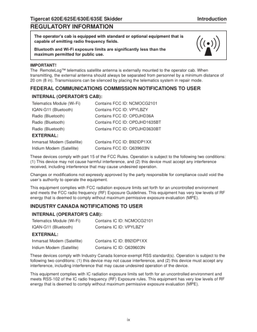 Tigercat 620E, 625E, 630E, 635E Skidder Repair Service Manual - Image 3