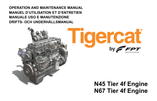 Tigercat 604E Skidder Operators and Engine Manual (6041001 - 6042000) - Image 2