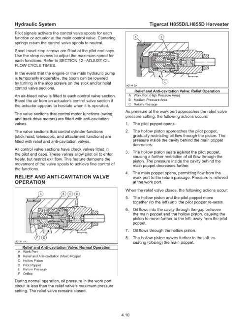 Tigercat H855D, LH855D Harvester Repair Service Manual (85532001 - 85583000) - Image 3