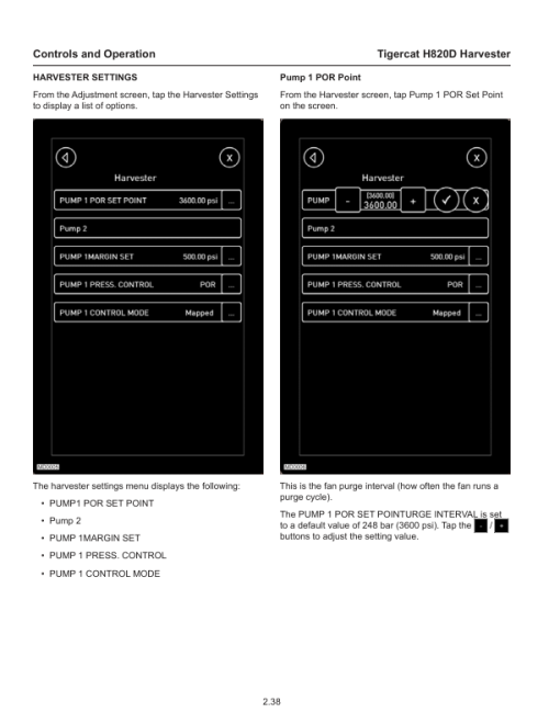 Tigercat H820D Harvester Operators and Engine Manual (82031001 - 82032000) - Image 3