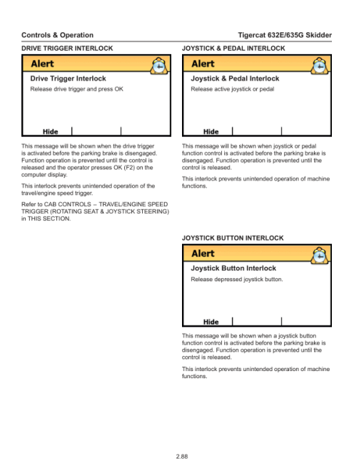 Tigercat 632E, 635G Skidder Repair Service Manual - Image 4