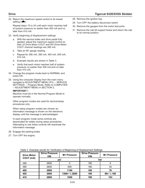 Tigercat 632E, 635G Skidder Repair Service Manual - Image 5