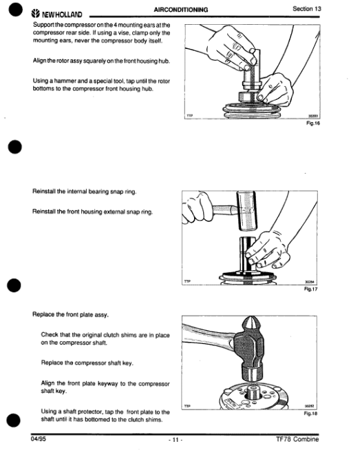 New Holland TF76, TF78 Combine Service Manual - Image 5